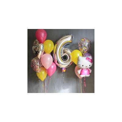 Сет воздушных шаров  "Hello Kitty"