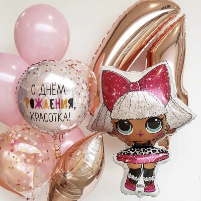 Сет воздушных шаров "LOL" ЛОЛ Сет воздушных шаров "LOL" ЛОЛ