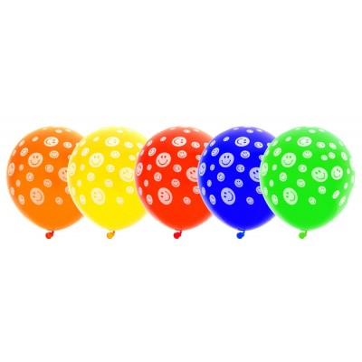 Воздушные шары "Смайл", 25 см