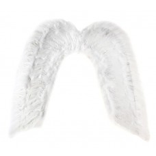 Крылья ангела белые с блестками