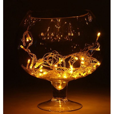 Гирлянда "Метраж" 5.2 м, 50 ламп, 8 режимов, ЖЕЛТЫЙ