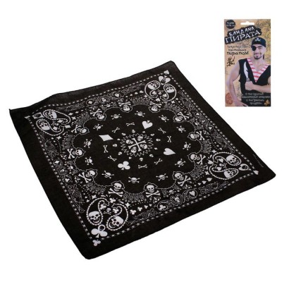 Бандана пиратская "Веселый Роджер/масти"