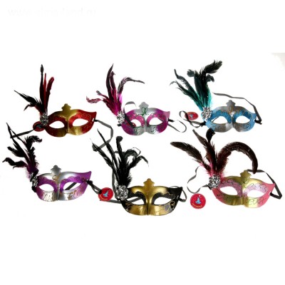 Карнавальная маска "Незнакомка", цвета МИКС