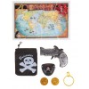 Набор пирата "В поисках сокровищ", 7 предметов: карта, мешок, пистолет, наглазник, клипса, 2 монеты
