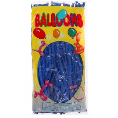 Воздушные шары для моделирования, цвет синий Воздушные шары для моделирования, цвет синий