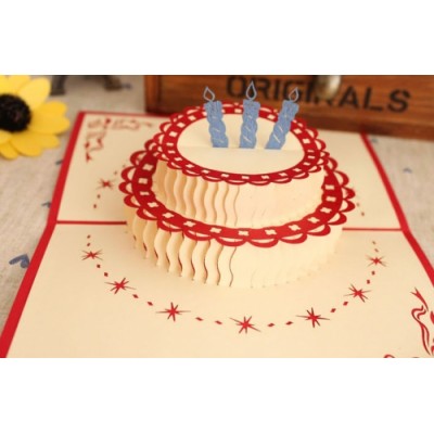 Открытка "Большой торт"