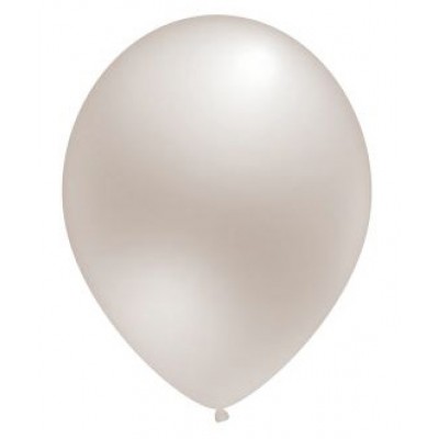 Воздушный шар белый 12" Металлик