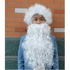 Карнавальный парик и борода "Дед мороз"