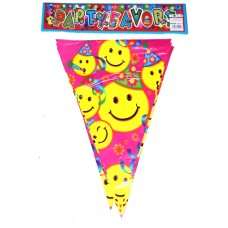 Растяжка флажки смайлы