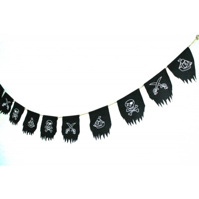 Большая реалистичная пиратская гирлянда