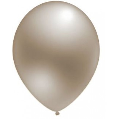Воздушный шар серебристый 12" Металлик