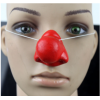 Нос клоуна красный латексный (на резинке)