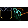 Светящиеся очки сердечки + 2 световые палочки