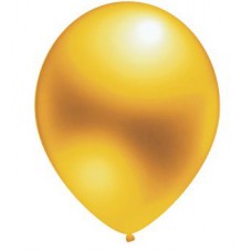Воздушный шар золотистый 12" Металлик