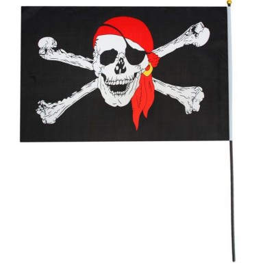 Флаг пирата в бандане 14*21