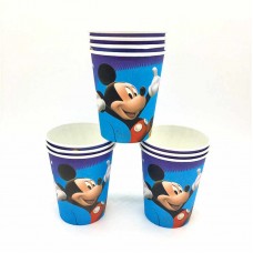 Бумажные стаканы "Микки Маус" 250мм (набор 10 шт)