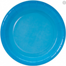 Бумажные тарелки "Голубой градиент", 18 см, 6шт