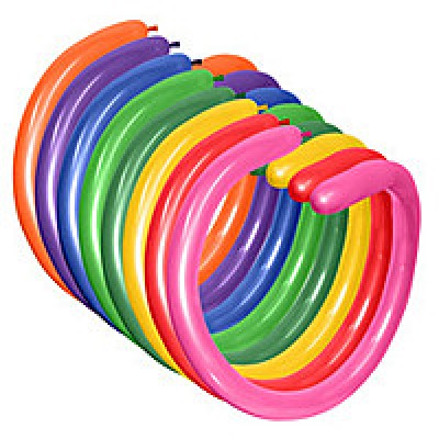 Воздушные шары для моделирования, цвет жёлтый