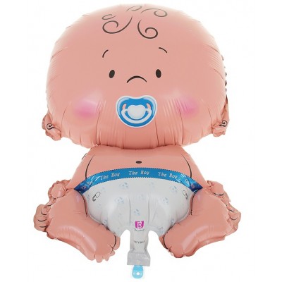 Фольгированный шар "Младенец мальчик" Фольгированный шар "Младенец мальчик"
