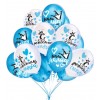 Воздушный шар "С рождением сына", голубой