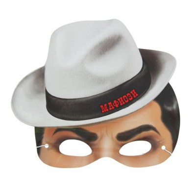 Маска карнавальная "Мафиози"