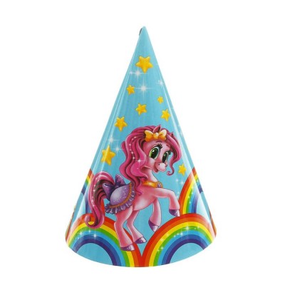 Колпак бумажный «Сказочная пони», 1 шт Колпак бумажный «Сказочная пони», 1 шт