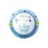 Шар (18''/46 см) Круг, С Рождением Малыша!, Голубой