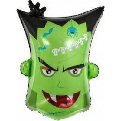 Шар (24''/61 см) Мини-фигура, Голова Франкенштейна