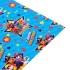 Бумага упаковочная глянцевая "С днем рождения! Улыбайся", Paw Patrol, 100 х 70 см