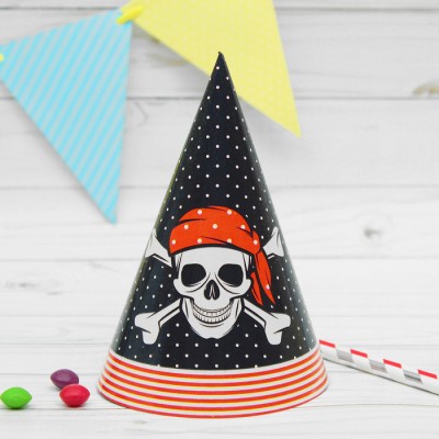 Бумажный колпак "Настоящий пират!",