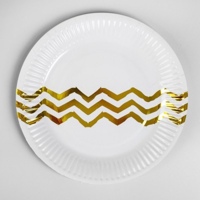 Тарелка бумажная «Орнамент», набор 6 шт.