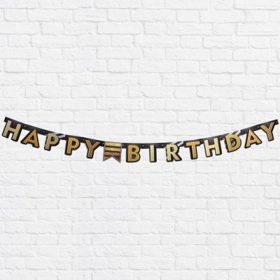 Гирлянда на люверсах "Happy Birthday", мужская, 190 см