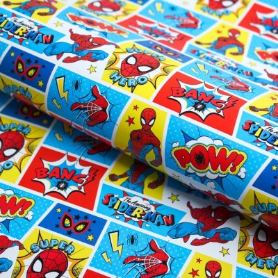 Бумага упаковочная 50х70 см, Человек-паук