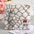 Салфетки бумажные Gold decor «Золотая вуаль на белом», 3 слоя, 33*33 см, 20 шт.