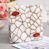 Салфетки бумажные Gold decor «Золотая вуаль на белом», 3 слоя, 33*33 см, 20 шт.